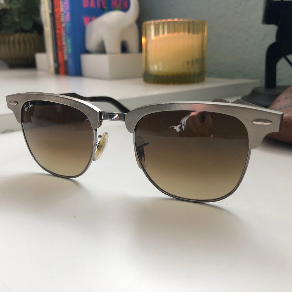 Ray Ban RB 3507 139/85 Clubmaster - Metal w/case